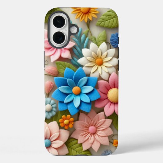 Pastel kleurrijke bloem Case-Mate iPhone case (Achterkant)