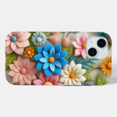 Pastel kleurrijke bloem Case-Mate iPhone case (Achterkant (horizontaal))