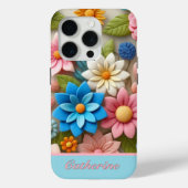 Pastel kleurrijke bloem Case-Mate iPhone case (Achterkant)