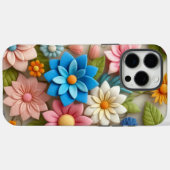 Pastel kleurrijke bloem Case-Mate iPhone case (Achterkant (horizontaal))