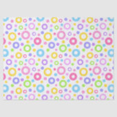 Pastel Kleurrijke Cirkels Tissuepapier (Voorkant)