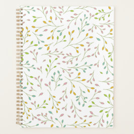 Pastel Kleurrijke Delicate Botanische Wijnstok Pat Planner