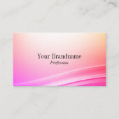  pastel kleurrijke gebogen decor uitstekend visitekaartje (Voorkant)