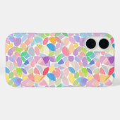Pastel kleurrijke lente mozaïek Case-Mate iPhone case (Achterkant (horizontaal))