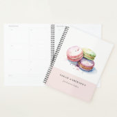 Pastel Kleurrijke Waterverf Franse Macarons Bakker Planner (Display)