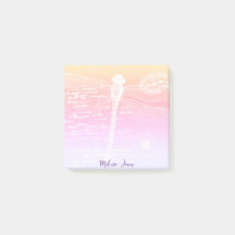 Pastel kleurverloop libel gepersonaliseerd