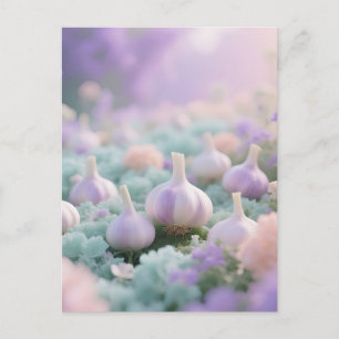 Pastel Knoflook Tuindroomlandschap Briefkaart