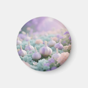 Pastel Knoflook Tuindroomlandschap Magneet