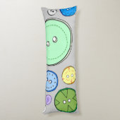 Pastel knop Illustratie Lichaamskussen (Achterkant (Verticaal))