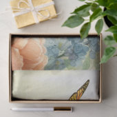 Pastel Konijn en Vlinder Tissuepapier (Geschenk)