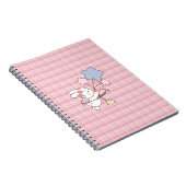 Pastel Konijn School Notebook Notitieboek (Rechterzijde)