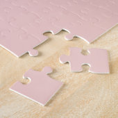 Pastel Konijn Wilde Bloem Illustratie Legpuzzel (Zijkant)