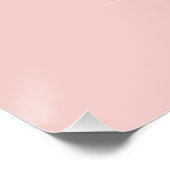 Pastel Konijn Wilde Bloem Illustratie Perfect Poster (Hoek)