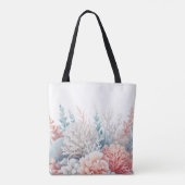 Pastel Koraal Reef-Beach Bruiloft-Bruids- Tote Bag (Achterkant)