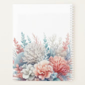 Pastel Koraal Reef-Beach Bruiloft-Planner Planner (Achterkant)