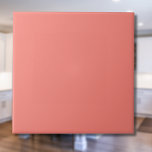 Pastel Koraal Roze Effen Kleur | Klassiek | Elegan Tegeltje<br><div class="desc">Pastel Koraal Roze Effen Kleur | Klassiek | Elegant | Trendy | Stijlvol | Cadeau</div>