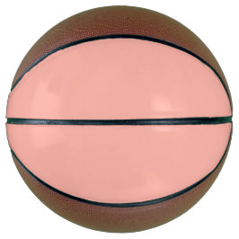 Pastel Koraalrif Effen kleur | Klassiek | Elegant Basketbal