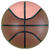 Pastel Koraalrif Effen kleur | Klassiek | Elegant Basketbal (Rechts)