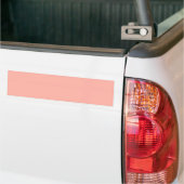 Pastel Koraalrif Effen kleur | Klassiek | Elegant Bumpersticker (Op Truck)