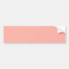 Pastel Koraalrif Effen kleur | Klassiek | Elegant Bumpersticker