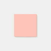 Pastel Koraalrif Effen Kleur | Klassiek | Elegant Post-it® Notes (Voorkant)