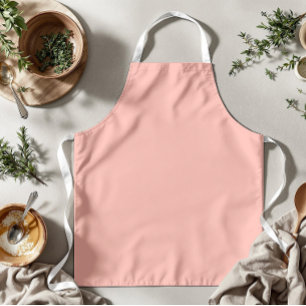 Pastel Koraalrif Effen kleur Klassiek Elegant Schort