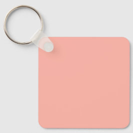 Pastel Koraalrif Effen kleur | Klassiek | Elegant Sleutelhanger