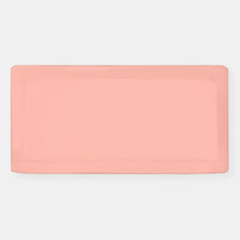 Pastel Koraalrif Effen Kleur | Klassiek | Elegant Spandoek