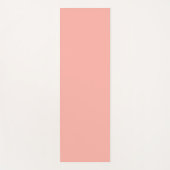 Pastel Koraalrif Effen kleur | Klassiek | Elegant Yogamat (Voorkant)