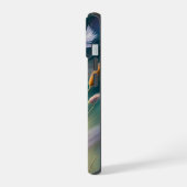 Pastel Kosmos en Grassen, Gefluister van Natuur iPhone 15 Case (Linkerkant)