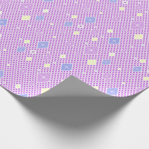 Pastel Kristal Ster Patroon Cadeaupapier