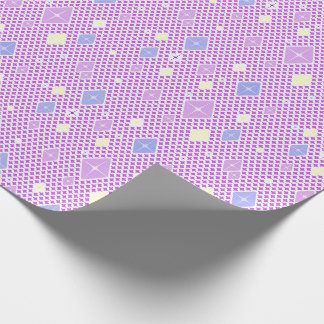 Pastel Kristal Ster Patroon Cadeaupapier