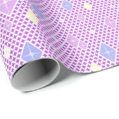 Pastel Kristal Ster Patroon Cadeaupapier (Rol Hoek)