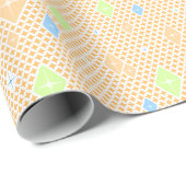 Pastel Kristal Ster Patroon Cadeaupapier (Rol Hoek)