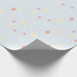 Pastel Kristal Ster Patroon Inpakpapier