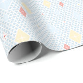 Pastel Kristal Ster Patroon Inpakpapier (Rol Hoek)