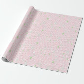 Pastel Kristal Ster Patroon Inpakpapier (Uitgerold)