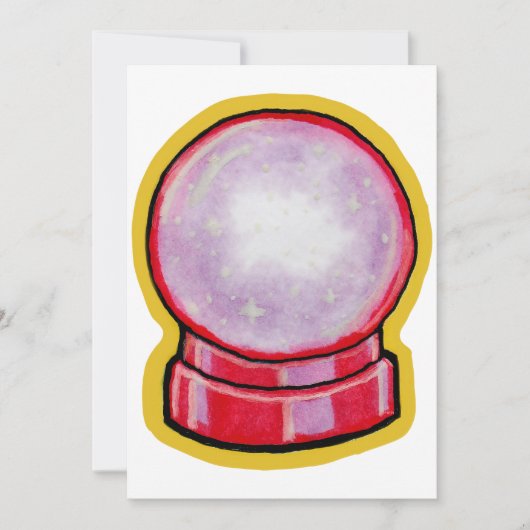 Pastel Kristallen Bol Kaart (Voorkant)