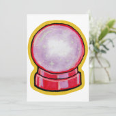 Pastel Kristallen Bol Kaart (Staand voorkant)