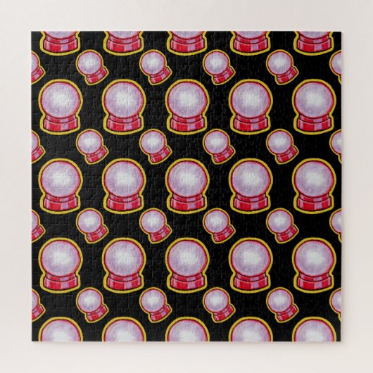 Pastel Kristallen Bol Legpuzzel (Verticaal)