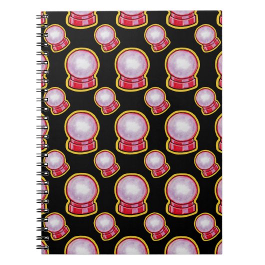 Pastel Kristallen Bol Notitieboek (Voorkant)