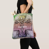 Pastel Kruis Caduceus Tote Bag (Dichtbij)