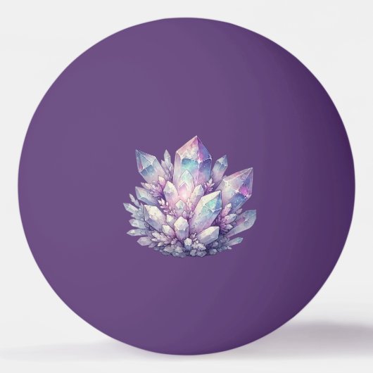 Pastel Kwarts Cluster Pingpongbal (Voorkant)