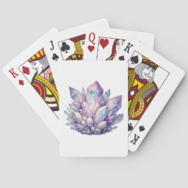 Pastel Kwarts Cluster Pokerkaarten
