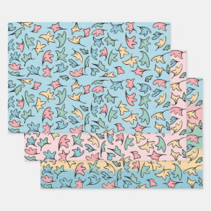 Pastel laat Collectie 1 Inpakpapier Vel