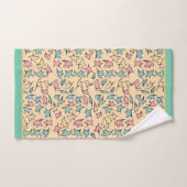 Pastel laat geel achter bad handdoek (Handdoek)