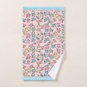 Pastel laat roze bad handdoek (Handdoek)