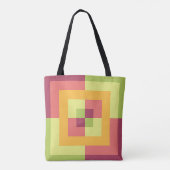 Pastel Labyrinth Tote Bag (Achterkant)