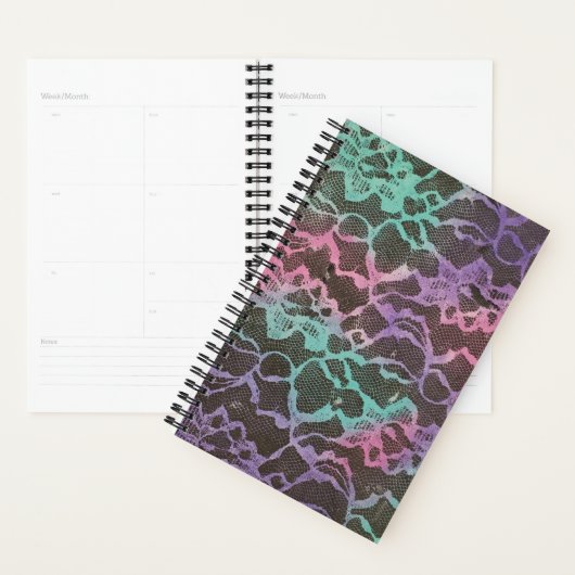 Pastel Lace Pattern Planner (Display)