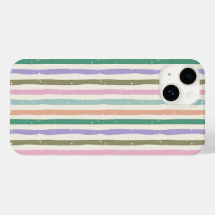 Pastel Landelijke Strepen Case-Mate iPhone 14 Hoesje